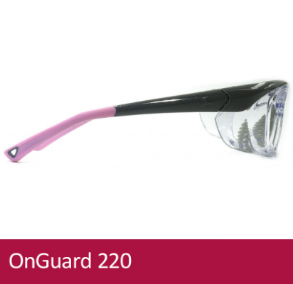 Gafas de seguridad industrial para formula ONGUARD OG220S rosado/gris