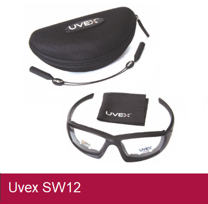 Gafas de seguridad industrial UVEX SW12 para fórmula