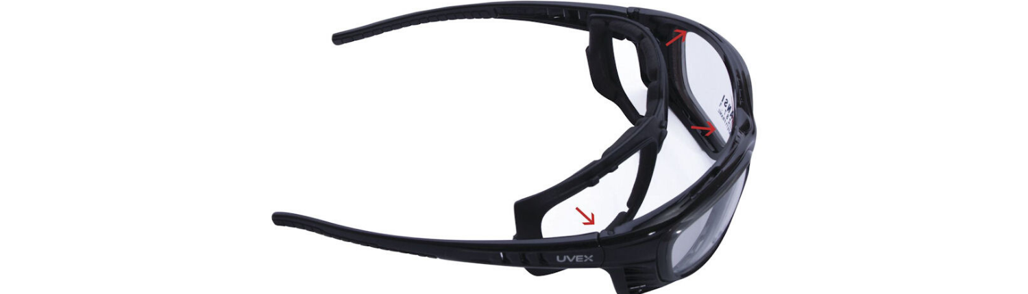 Gafas de seguridad industrial para formulación UVEX SW09
