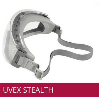 Gafas seguridad UVEX STEALTH para formula color gris