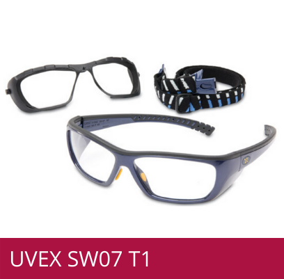 Gafas de seguridad UVEX SW07 T1 AZUL