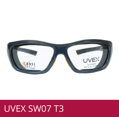 Gafas de seguridad industrial para formula UVEX SW07 T3 AZUL