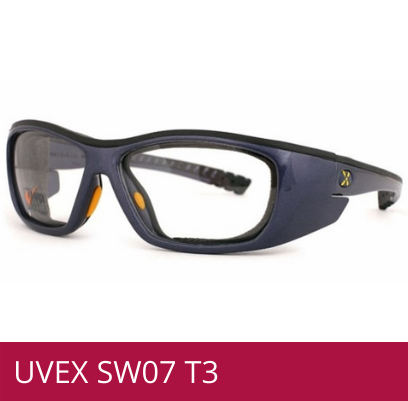 Gafas de seguridad UVEX SW07 T3 AZUL para formula